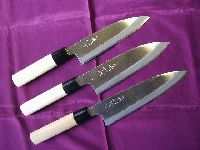 Kurouchi Mioroshi Deba knives
