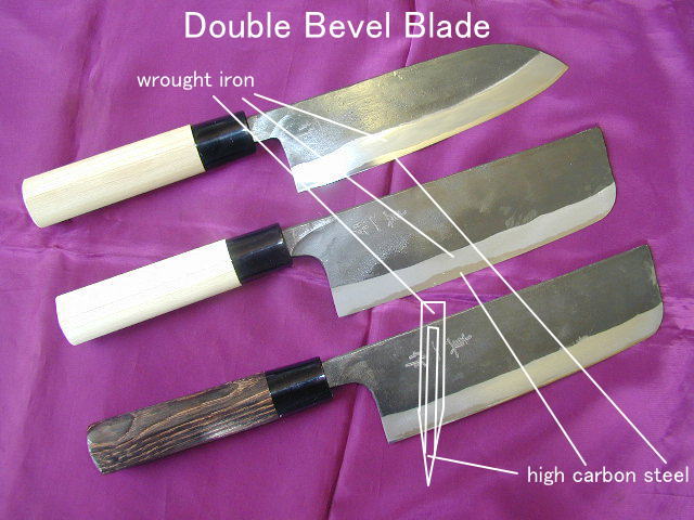 laminated steel construction of double bevel