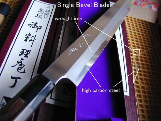 laminated steel construction of single bevel